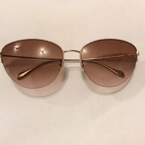 Oliver Peoples Kiley gold & pink cateye sunglasses